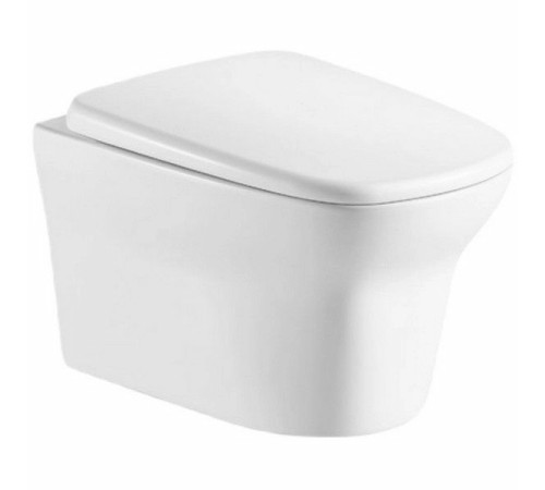 Подвесной унитаз Cerutti Ami CT8780 безободковый с крышкой SoftClose Подвесной унитаз Cerutti Ami CT8780 безободковый с крышкой SoftClose