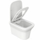 Подвесной унитаз Cerutti Ami CT8780 безободковый с крышкой SoftClose