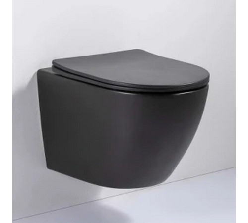  Подвесной унитаз Cerutti Ticino Aria MB CT8918 безободковый с крышкой Soft Close