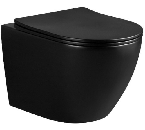  Подвесной унитаз Cerutti Ticino Aria MB CT8918 безободковый с крышкой Soft Close