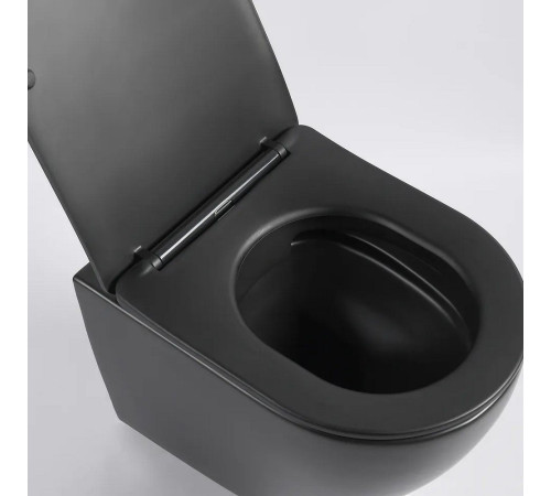  Подвесной унитаз Cerutti Ticino Aria MB CT8918 безободковый с крышкой Soft Close