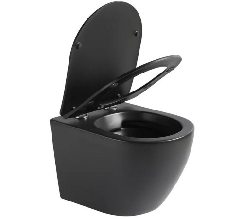  Подвесной унитаз Cerutti Ticino Aria MB CT8918 безободковый с крышкой Soft Close