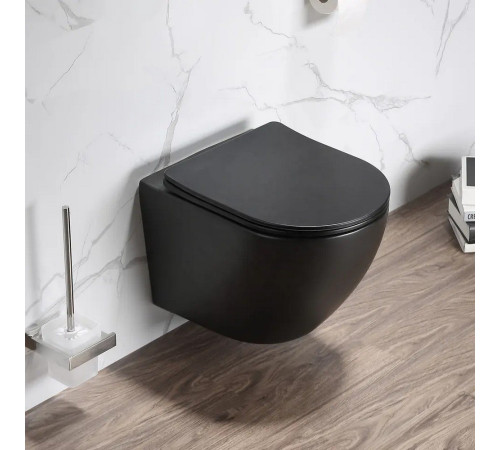  Подвесной унитаз Cerutti Ticino Aria MB CT8918 безободковый с крышкой Soft Close