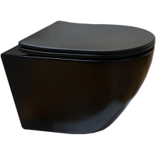 Подвесной унитаз Cerutti Sella Aria MB CT9160 безободковый с крышкой SoftClose Подвесной унитаз Cerutti Sella Aria MB CT9160 безободковый с крышкой SoftClose