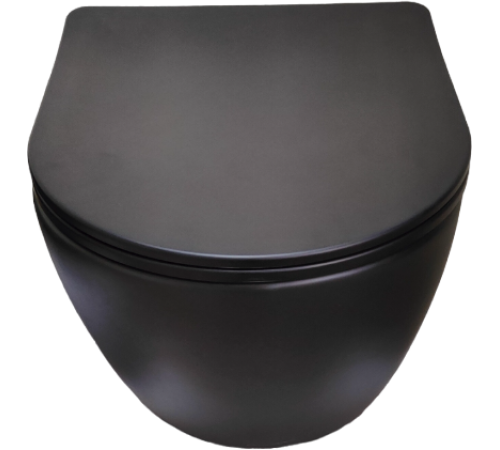 Подвесной унитаз Cerutti Sella Aria MB CT9160 безободковый с крышкой SoftClose Подвесной унитаз Cerutti Sella Aria MB CT9160 безободковый с крышкой SoftClose