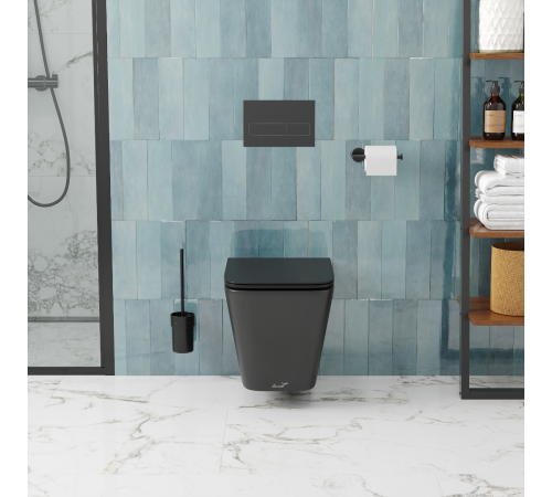 Подвесной унитаз Cerutti Maiella Aria MB CT9163 безободковый с крышкой SoftClose Подвесной унитаз Cerutti Maiella Aria MB CT9163 безободковый с крышкой SoftClose