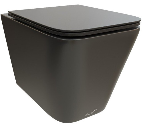 Подвесной унитаз Cerutti Maiella Aria MB CT9163 безободковый с крышкой SoftClose Подвесной унитаз Cerutti Maiella Aria MB CT9163 безободковый с крышкой SoftClose