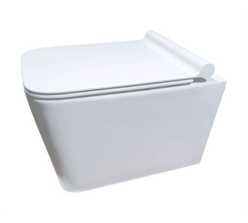  Подвесной унитаз Cerutti Maiella Aria MW CT9164 / Maiella Aria CT7402 безободковый с крышкой SoftClose