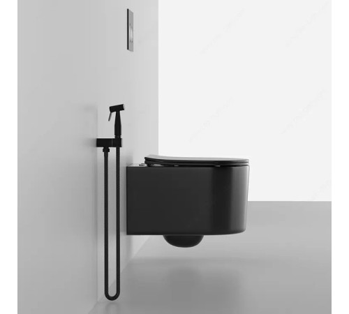 Подвесной унитаз Cerutti Tanaro Aria MB CT9238 безободковый с крышкой SoftClose Подвесной унитаз Cerutti Tanaro Aria MB CT9238 безободковый с крышкой SoftClose