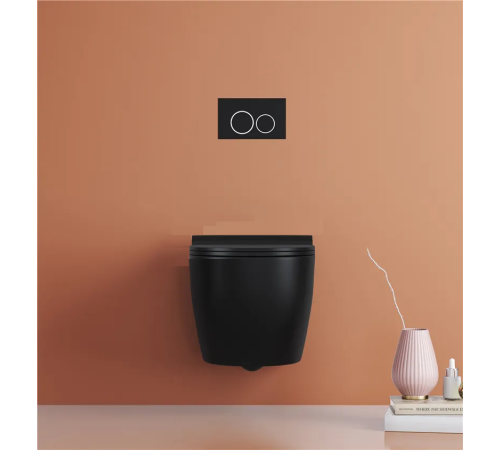 Подвесной унитаз Cerutti Oglio Aria MB CT9239 безободковый с крышкой SoftClose Подвесной унитаз Cerutti Oglio Aria MB CT9239 безободковый с крышкой SoftClose