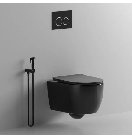 Подвесной унитаз Cerutti Oglio Aria MB CT9239 безободковый с крышкой SoftClose