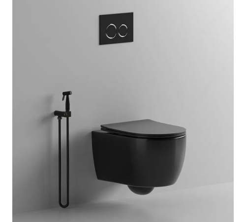 Подвесной унитаз Cerutti Oglio Aria MB CT9239 безободковый с крышкой SoftClose Подвесной унитаз Cerutti Oglio Aria MB CT9239 безободковый с крышкой SoftClose