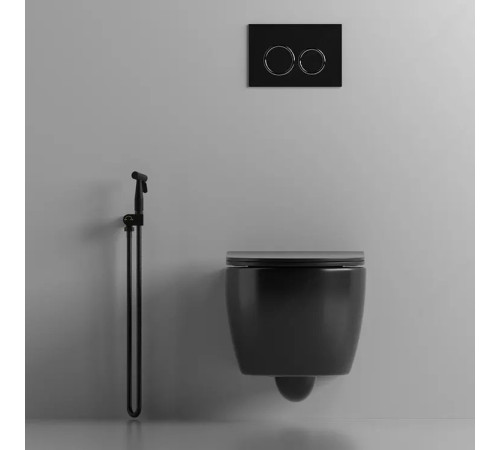 Подвесной унитаз Cerutti Oglio Aria MB CT9239 безободковый с крышкой SoftClose Подвесной унитаз Cerutti Oglio Aria MB CT9239 безободковый с крышкой SoftClose