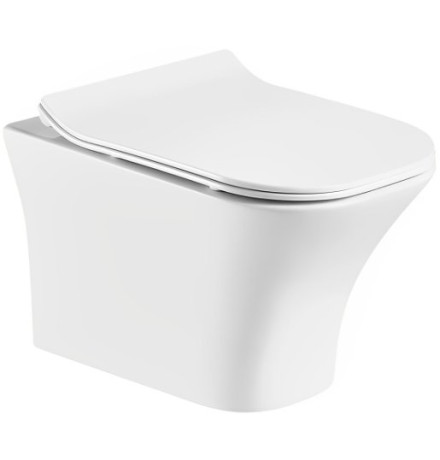 Подвесной унитаз Cerutti Vettore Aria MW CT9242 / Vettore Aria CT7190 безободковый с крышкой SoftClose