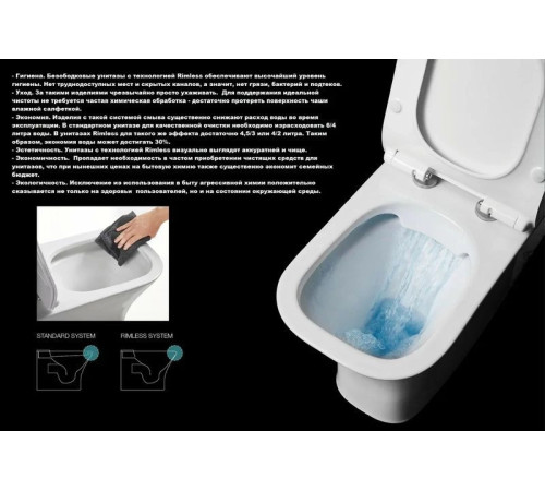 Подвесной унитаз Cerutti Vettore Aria MW CT9242 / Vettore Aria CT7190 безободковый с крышкой SoftClose Подвесной унитаз Cerutti Vettore Aria MW CT9242 / Vettore Aria CT7190 безободковый с крышкой SoftClose