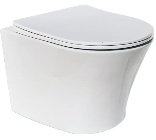  Подвесной унитаз Cerutti Adige Aria MW CT9245 / Adige Aria CT7837 безободковый с крышкой SoftClose