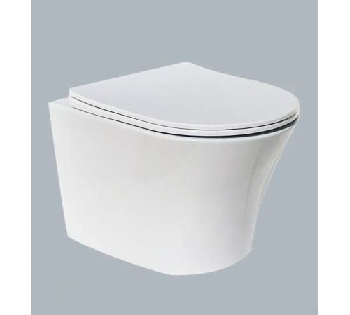  Подвесной унитаз Cerutti Adige Aria MW CT9245 / Adige Aria CT7837 безободковый с крышкой SoftClose