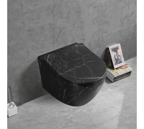 Подвесной унитаз Cerutti Sella Aria Tornado MMB CT9531 безободковый Подвесной унитаз Cerutti Sella Aria Tornado MMB CT9531 безободковый