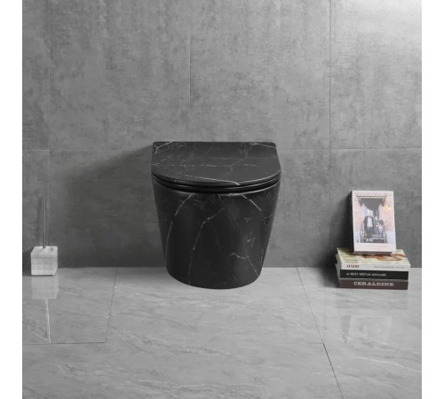 Подвесной унитаз Cerutti Sella Aria Tornado MMB CT9531 безободковый Подвесной унитаз Cerutti Sella Aria Tornado MMB CT9531 безободковый