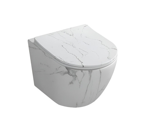 Подвесной унитаз Cerutti Sella Aria Tornado MMW CT9532 безободковый Подвесной унитаз Cerutti Sella Aria Tornado MMW CT9532 безободковый