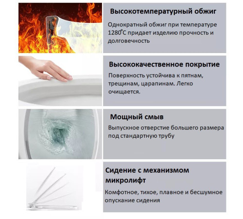 Подвесной унитаз Cerutti Santa Aria CT9666 безободковый Подвесной унитаз Cerutti Santa Aria CT9666 безободковый