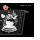 Кухонная мойка Futur FK 5050 Eco Embossing Pop-up Board plus (9554488) с сифоном, коландером, дозатором и разделочной доской   500х500х200  сатин