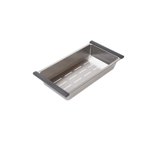 Кухонная мойка Futur FK 5050 Eco Embossing Pop-up Standart (9554484) с сифоном, коландером и дозатором   500х500х200  сатин