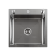 Кухонная мойка Futur FK 5050 Eco Embossing Pop-up Mixer plus (9554490) с сифоном, коландером, дозатором и смесителем   500х500х200  сатин