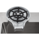 Кухонная мойка Futur FK 6050 Eco Embossing Pop-up Rinzer plus (9554510) с сифоном, коландером, дозатором и ринзером   600х500х200  сатин