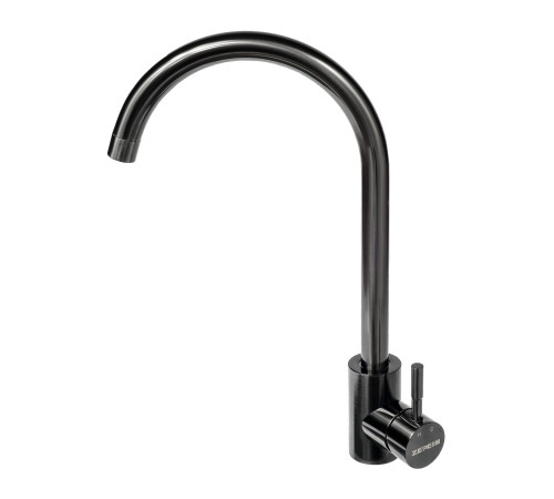 Кухонная мойка Futur FK 5550 Eco Embossing Pop-up Mixer plus (9554500) с сифоном, коландером, дозатором и смесителем   550х500х200  графит