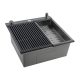 Кухонная мойка Futur FK 5050 Eco Embossing Pop-up Roll plus (9554523) с сифоном, коландером, дозатором и ролл-матом   500х500х200  графит