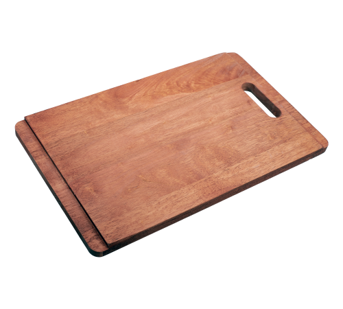 Кухонная мойка Futur FK 5550 Eco Embossing Pop-up Board plus (9554539) с сифоном, коландером, дозатором и разделочной доской   550х500х200  графит