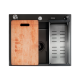 Кухонная мойка Futur FK 5550 Eco Embossing Pop-up Board plus (9554539) с сифоном, коландером, дозатором и разделочной доской   550х500х200  графит