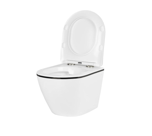 Комплект 6 в 1: инсталляция Grohe Rapid SL 38772001 с кнопкой и подвесным унитазом Roxen Antares Black 530110-01B