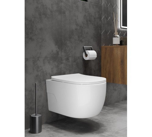 Комплект 6 в 1: инсталляция Grohe Rapid SL 38772001 с кнопкой и подвесным унитазом Roxen Porto 530155-01