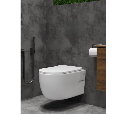 Комплект 6 в 1: инсталляция Grohe Rapid SL 38772001 с кнопкой и подвесным унитазом Roxen Porto 530155-01