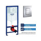 Комплект 6 в 1: инсталляция Grohe Rapid SL 38772001 с унитазом Roxen EGG 530170-01 Rimless Soft Close
