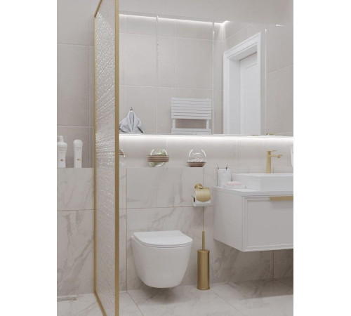  Комплект 6 в 1: инсталляция Grohe Rapid SL 38772001 с кнопкой и подвесным унитазом Roxen Antares 530185-01