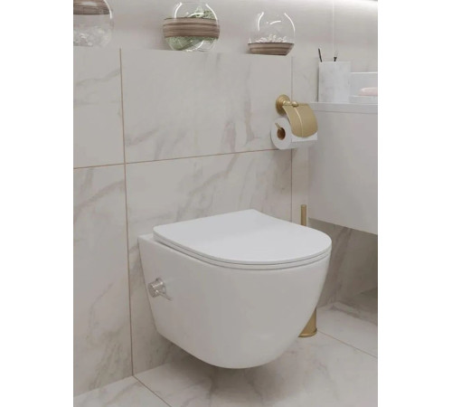 Комплект 6 в 1: инсталляция Grohe Rapid SL 38772001 с кнопкой и подвесным унитазом Roxen Antares Bidet Tornado 530185-01XT