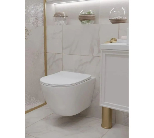 Комплект 6 в 1: инсталляция Grohe Rapid SL 38772001 с кнопкой и подвесным унитазом Roxen Antares Bidet Tornado 530185-01XT