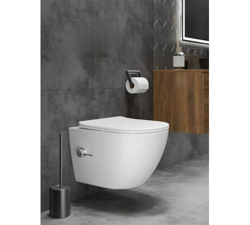 Комплект 6 в 1: инсталляция Grohe Rapid SL 38772001 с кнопкой и подвесным унитазом Roxen Antares Bidet Tornado 530185-01XT