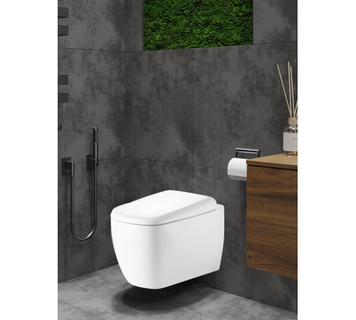 Комплект 6 в 1: инсталляция Grohe Rapid SL 38772001 с кнопкой и подвесным унитазом Roxen Martin 530220-02