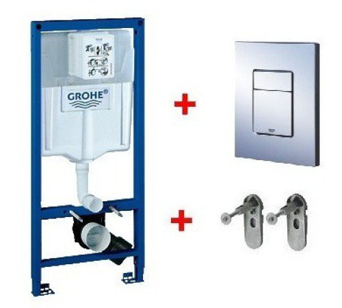 Инсталляция для подвесного унитаза Grohe Rapid SL 3 в 1 38772001