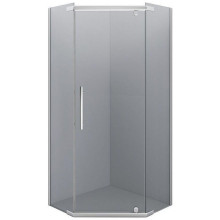 Душевой уголок Iva E1PC90T  90x90 сатиновый профиль тонированное стекло Душевой уголок Iva E1PC90T  90x90 сатиновый профиль тонированное стекло