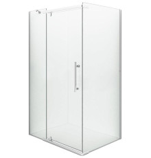 Душевой уголок Iva E1SC129C  120x90 сатиновый профиль прозрачное стекло