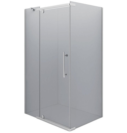 Душевой уголок Iva E1SC129T  120x90 сатиновый профиль тонированное стекло