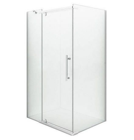 Душевой уголок Iva E1SC100C  100x100 сатиновый профиль прозрачное стекло