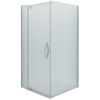 Душевой уголок Iva E2SS90C  90x90 хромированный профиль прозрачное стекло Душевой уголок Iva E2SS90C  90x90 хромированный профиль прозрачное стекло