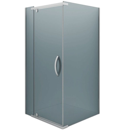 Душевой уголок Iva E2SS100T  100x100 хромированный профиль тонированное стекло