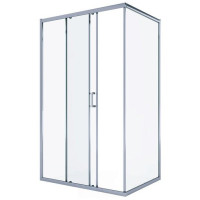 Душевой уголок Iva E4SX129C  120x90 хромированный профиль прозрачное стекло Душевой уголок Iva E4SX129C  120x90 хромированный профиль прозрачное стекло